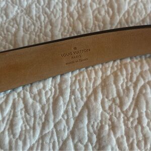 Louis Vuitton Tan Belt